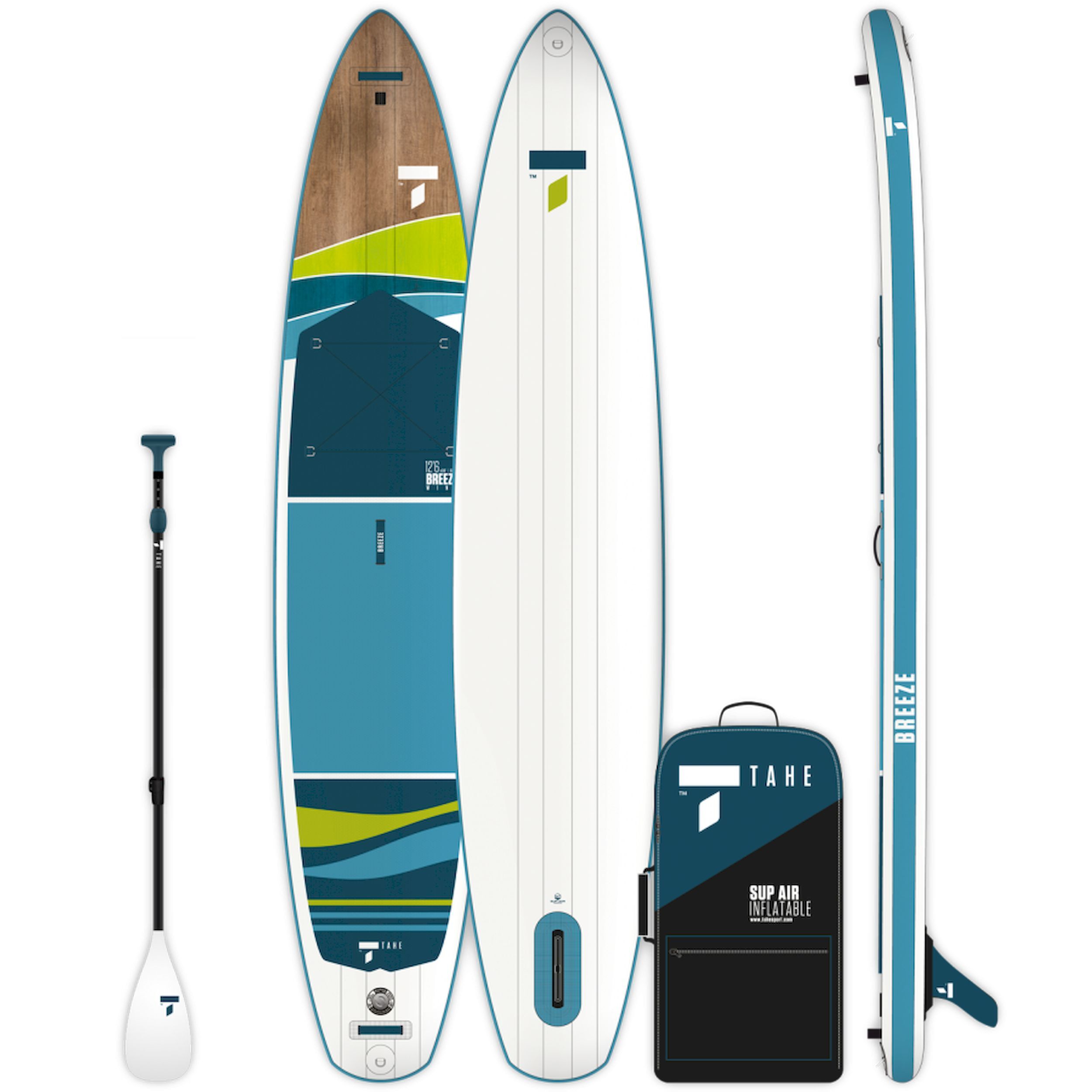 Tahe Outdoor Sup Air 12'6 Breeze Wing Pack - Puhallettava sup lauta