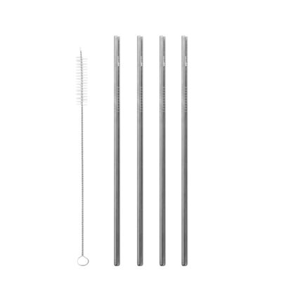 Paille Originals Lot De 4 + Goupillon - Straws