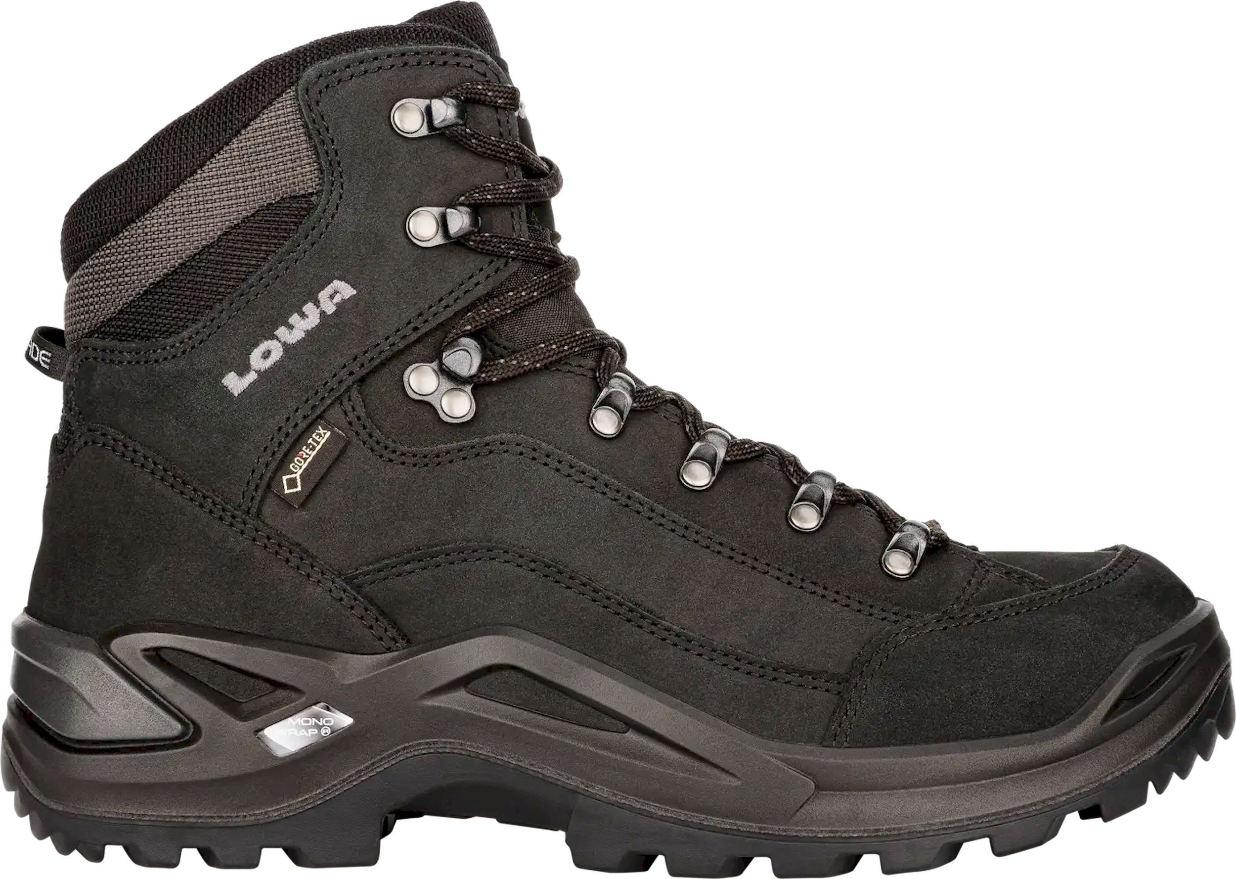 Chaussures De Randonnée Lowa Renegade GTX Mid Homme - Gore-Tex, Semelle Vibram - Imperméables Et Respirantes