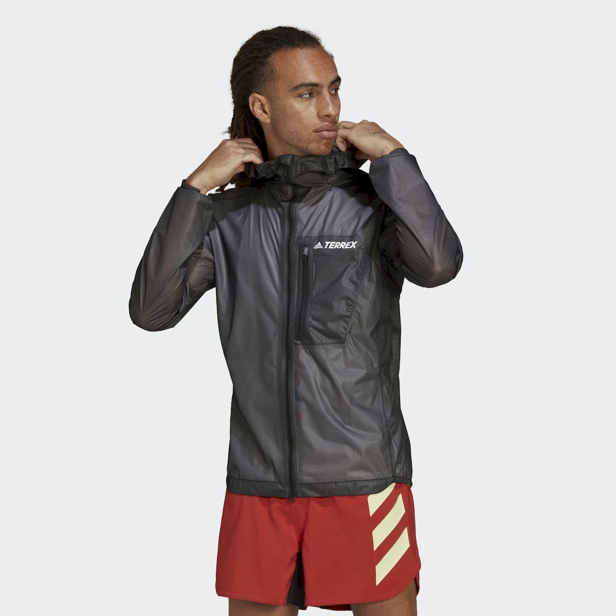 Veste discount imperméable adidas