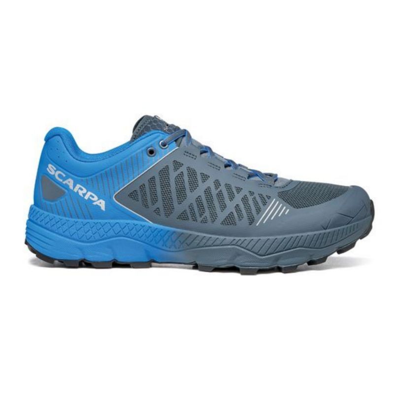 SCARPA Spin Ultra Wmn Rose Fluo Blue Steel 33069-352-4 - Scarpe Running Trail Donna - Rosa Fluo E Blu - Tacco Piatto, Chiusura Stringata - 5