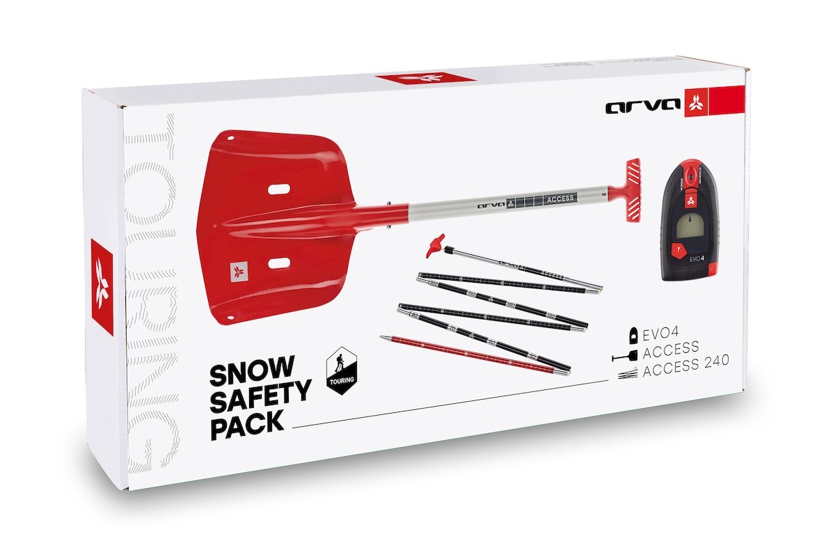 Arva Pack Safety Box EVO4 - Lawine-3-eenheid sets (pieper, schep, sonde)