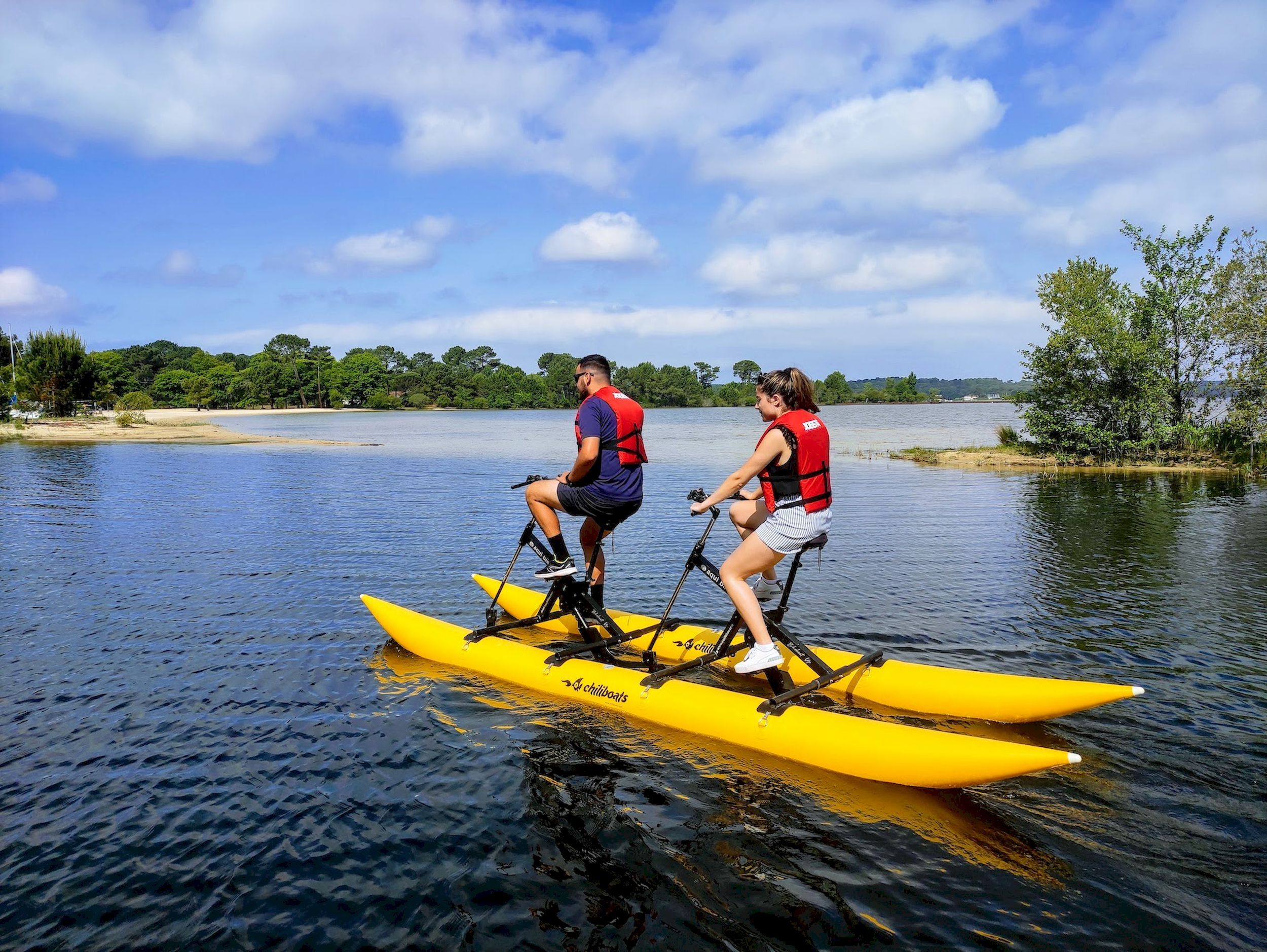 Chiliboats Tandem Bikeboat Up | Hardloop