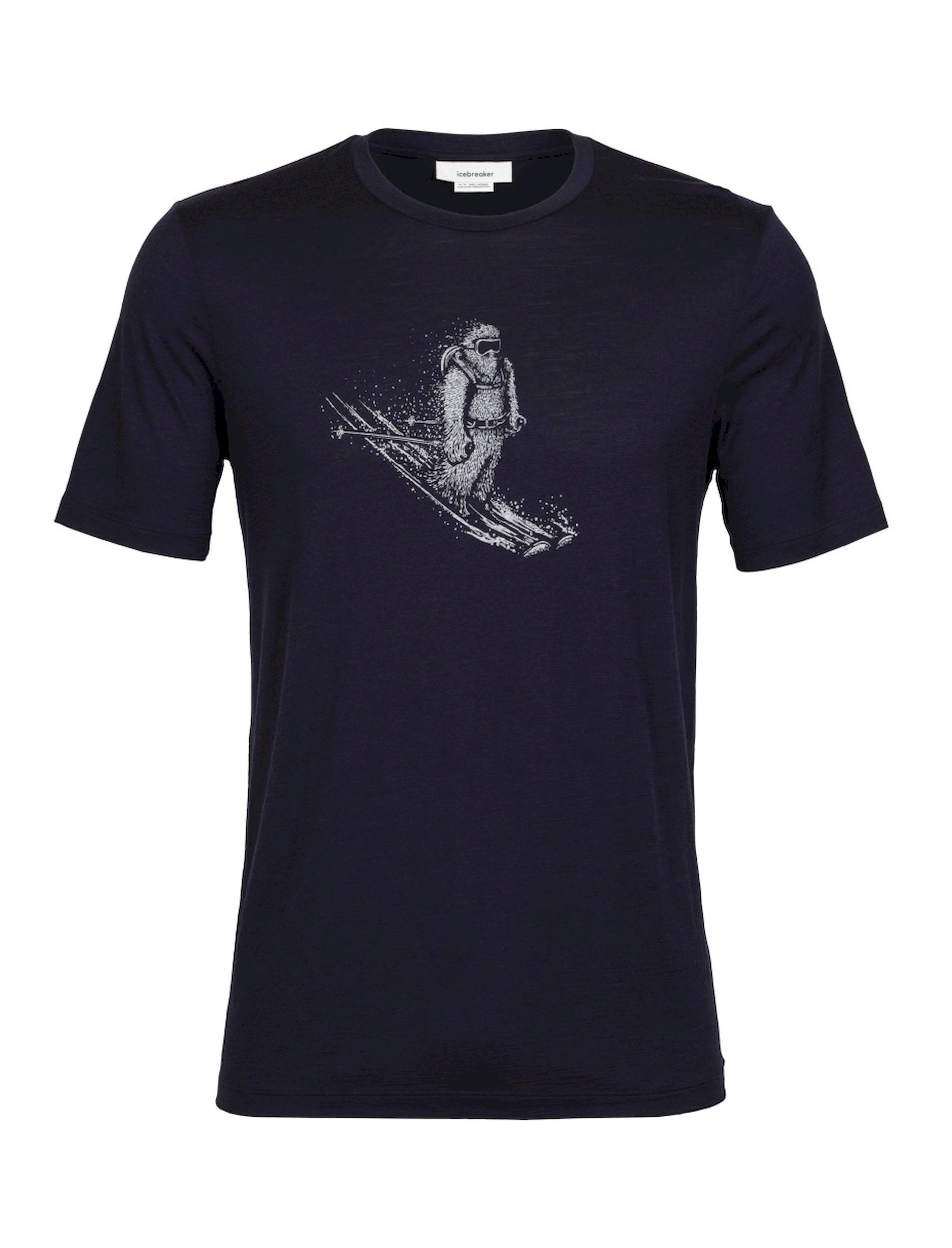 Icebreaker Tech Lite II SS Tee Skiing Yeti - T-shirt en laine mérinos homme | Hardloop