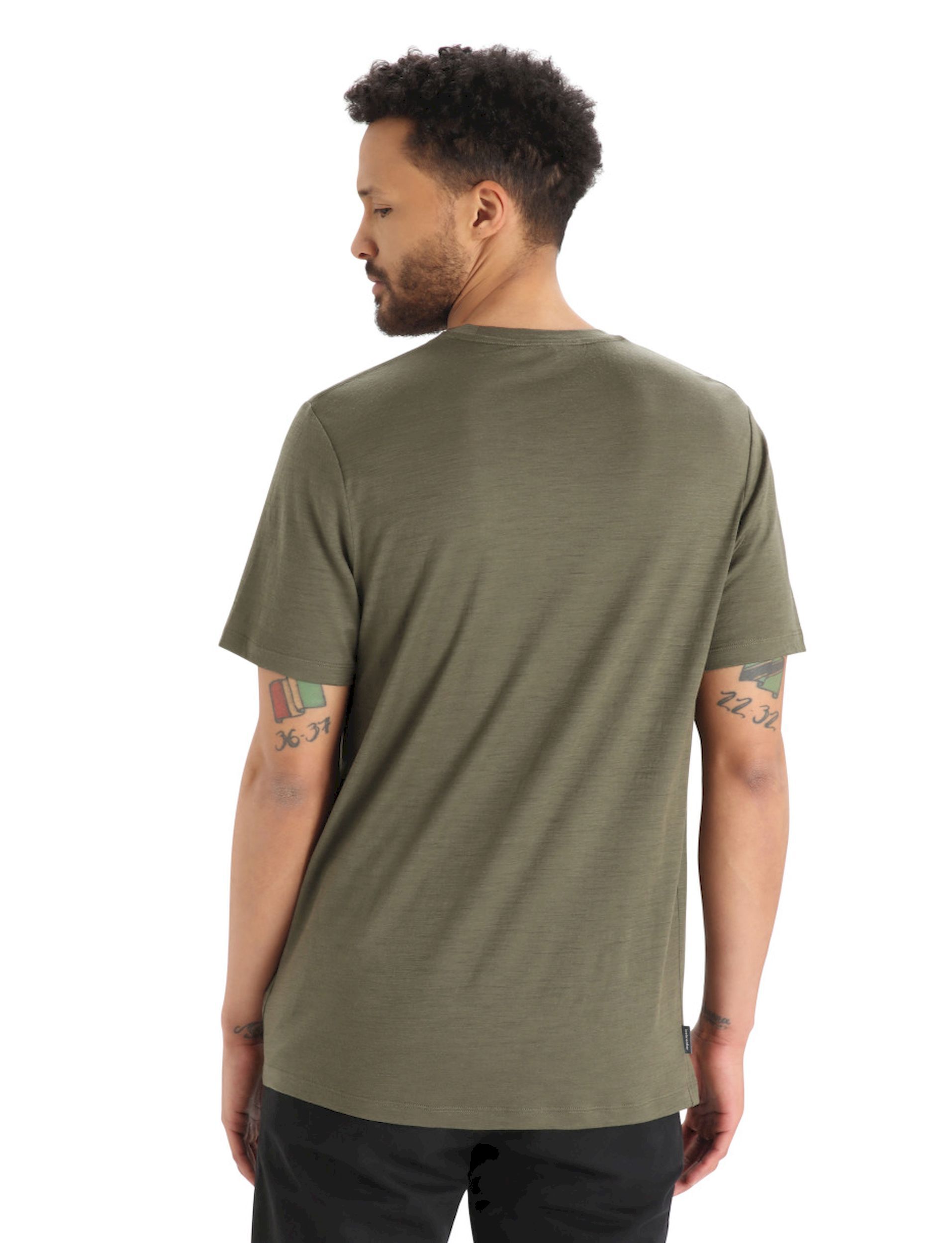 Icebreaker Tech Lite II SS Tee Ski Stripes - Merino wool base layer - Men's