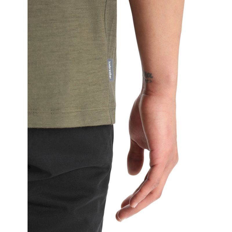 Icebreaker Tech Lite II SS Tee Ski Stripes - Koszulka z wełny Merino męska | Hardloop