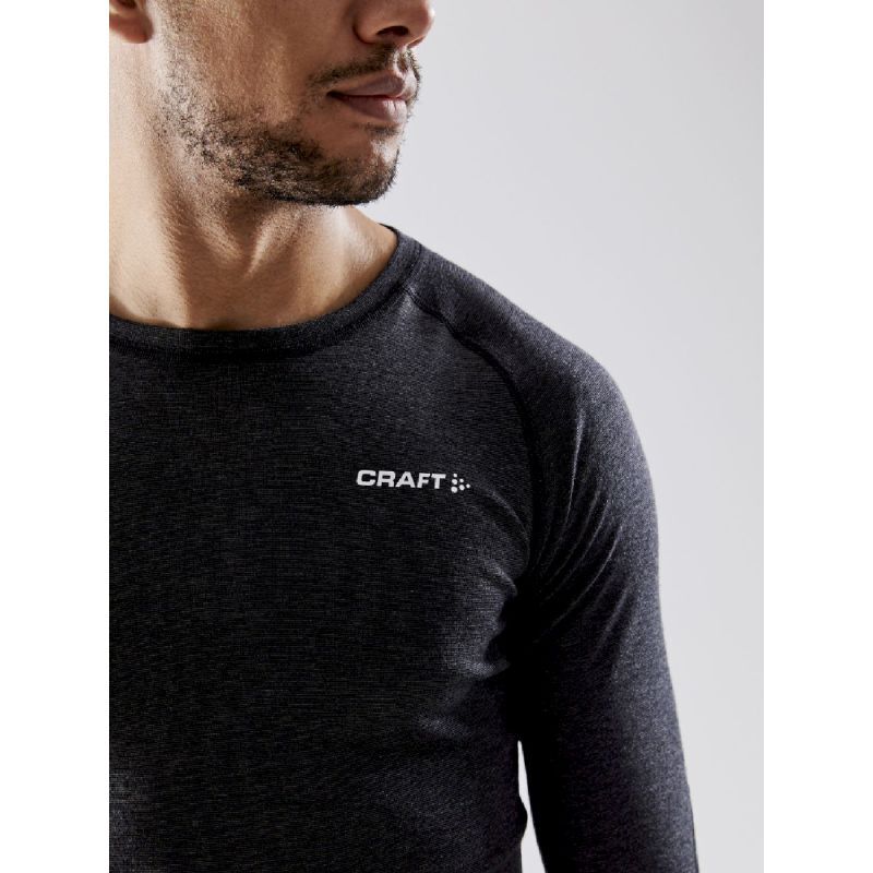 Craft Core Wool Merino LS Tee - Merinovillapaita - Miehet