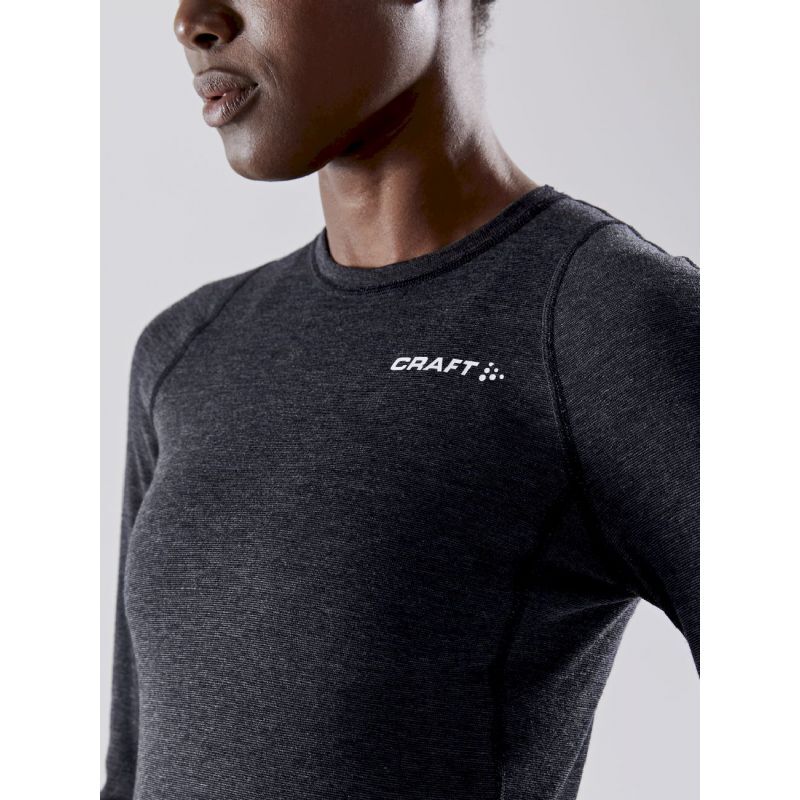 Craft Core Wool Merino LS Tee - Merino undertøj - Damer