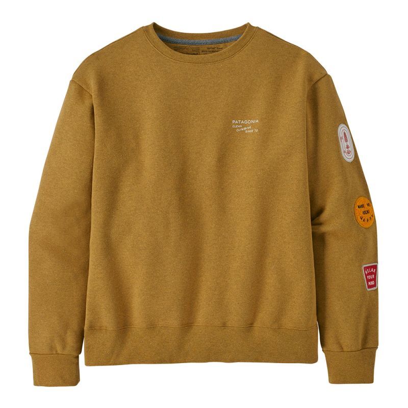 Patagonia Clean Climb Badges Uprisal Crew Sweatshirt - Felpa - Donna