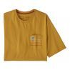 Patagonia Line Logo Ridge Stripe Organic Pocket - T-shirt | Hardloop