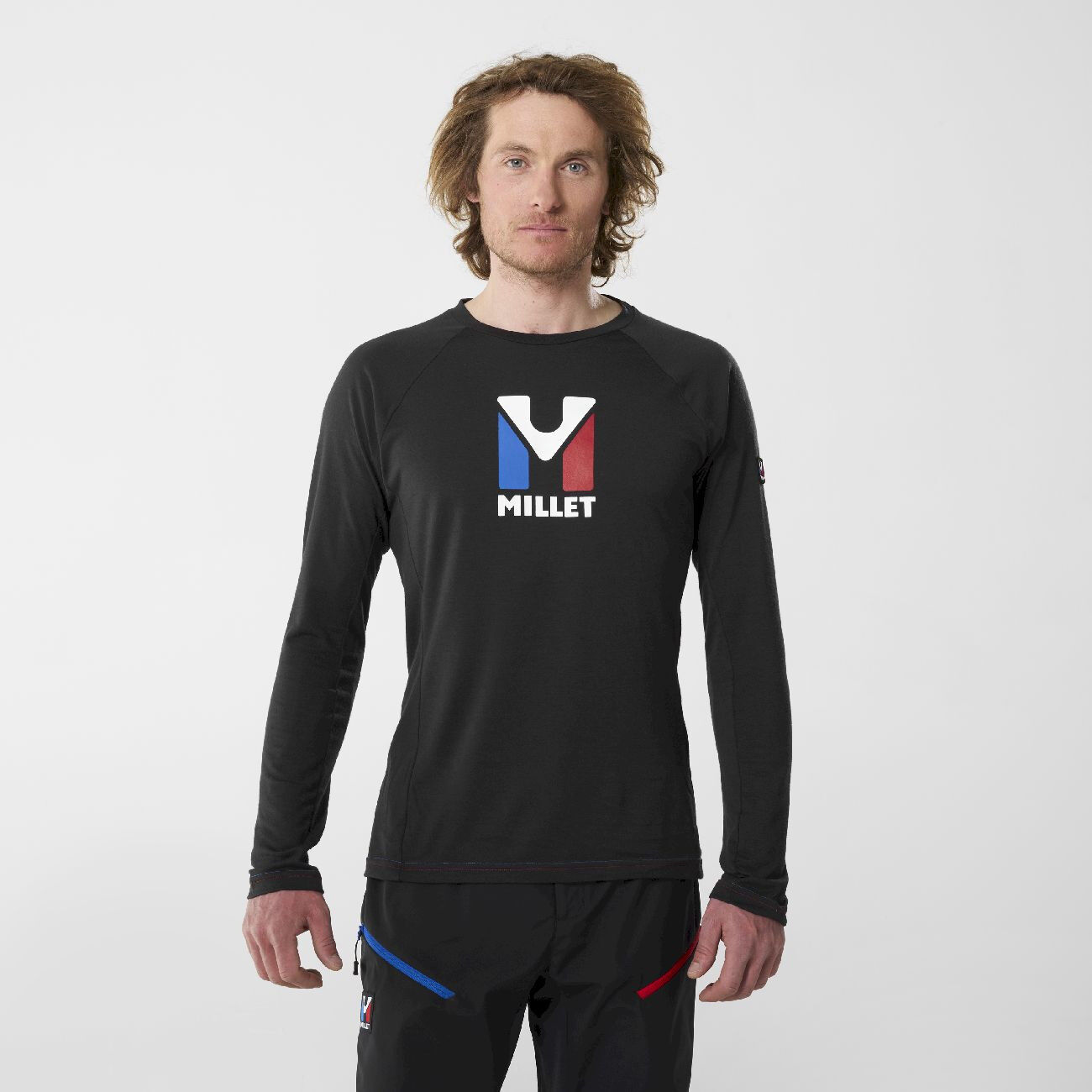 Millet Trilogy Logo Wool Ts Ls - T-shirt meski | Hardloop