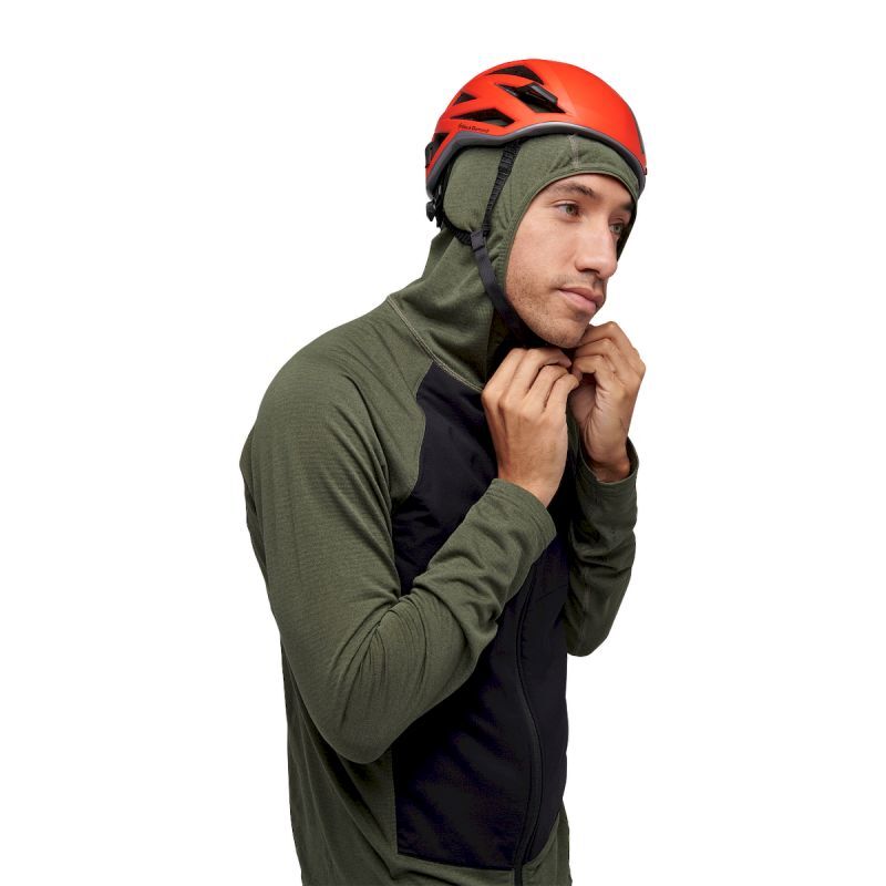 Black Diamond Coefficient LT Hybrid Hoody - Polar homem | Hardloop