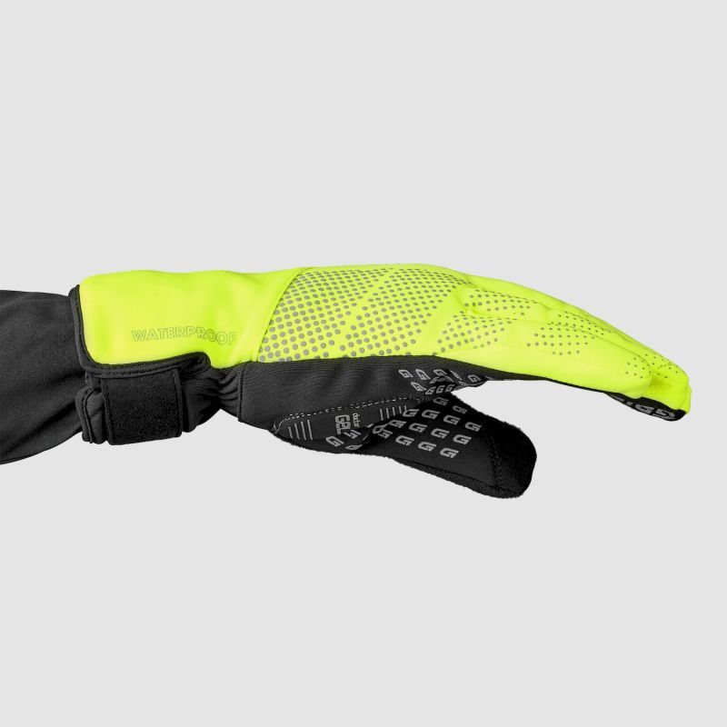GripGrab Ride Hi-Vis Waterproof Winter Gloves - Cyklistické rukavice na kolo