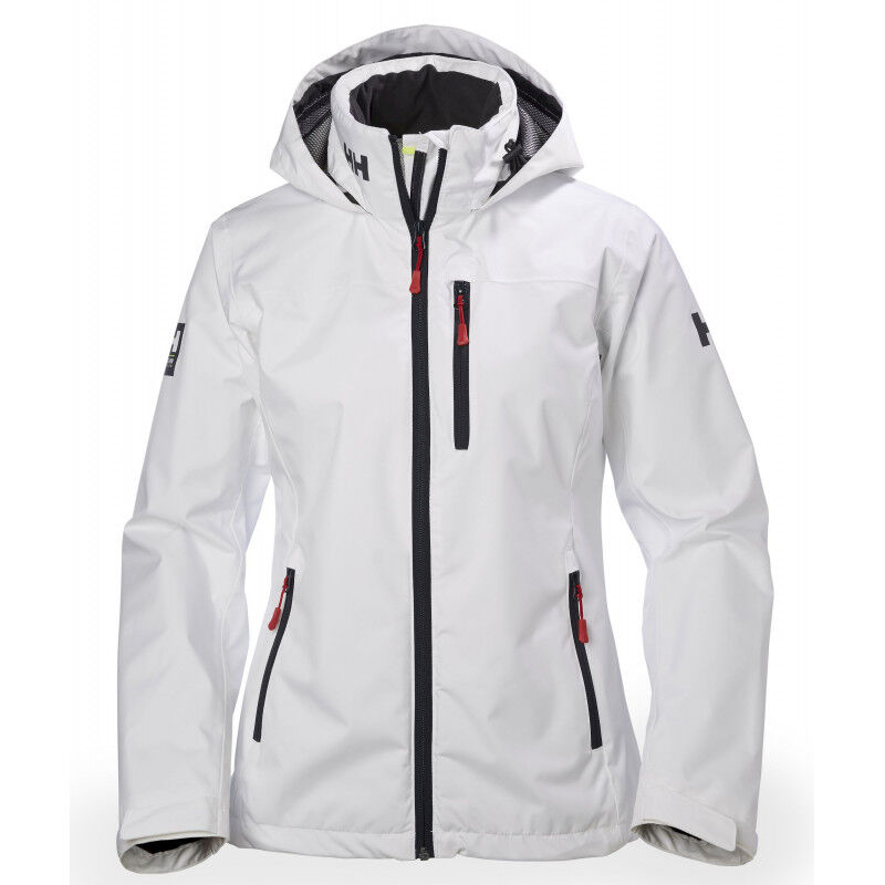 thumbnail image 2 of Helly Hansen Womens Crew Midlayer Waterproof Jacket - White - Outback Jacks Ireland 2 of 10
