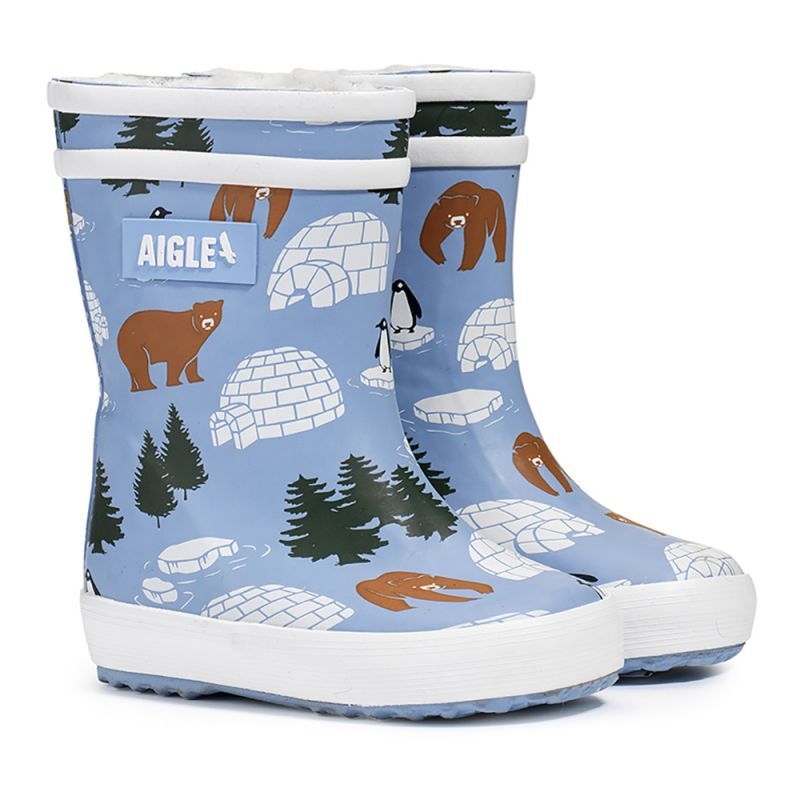 Aigle Baby Flac Fur Print - Gummistiefel - Kind