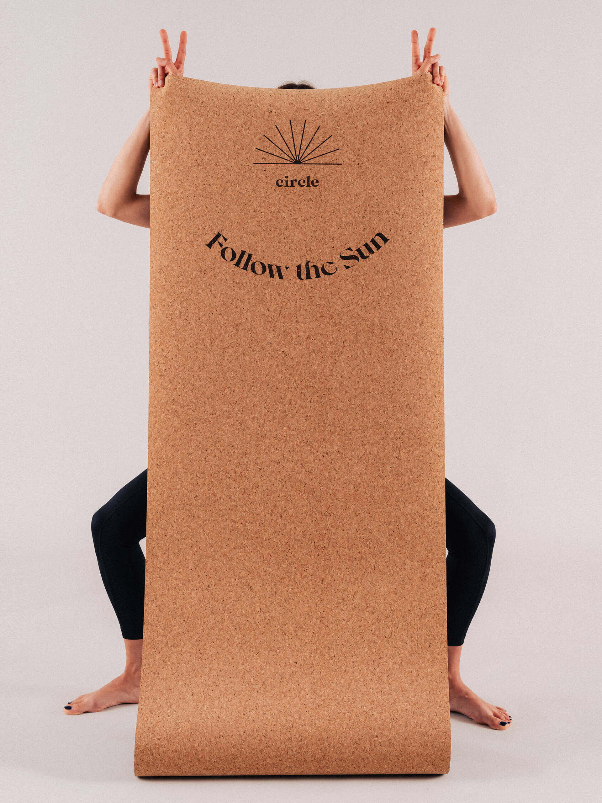 Circle Sportswear Tapis de yoga en liège Rise - Yoga mat