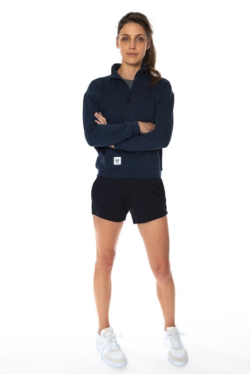 Snap Zip Up Sweater - Dámská Mikina