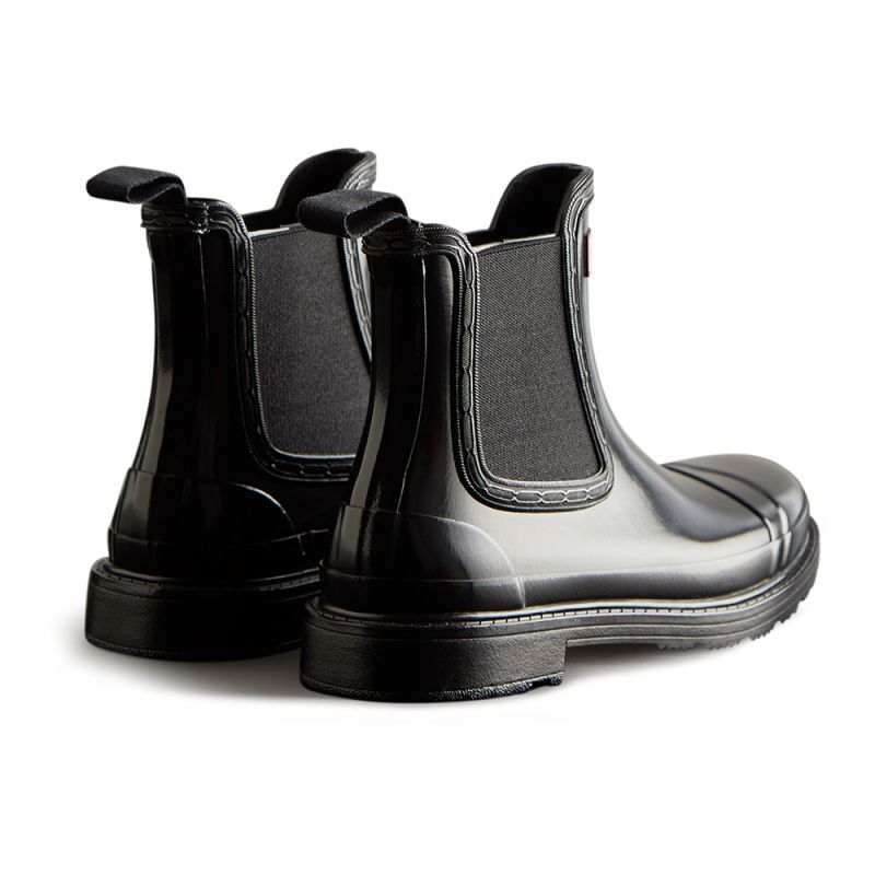 Hunter Boots Commando Chelsea Boot - Stivali di gomma Uomo, Porto franco