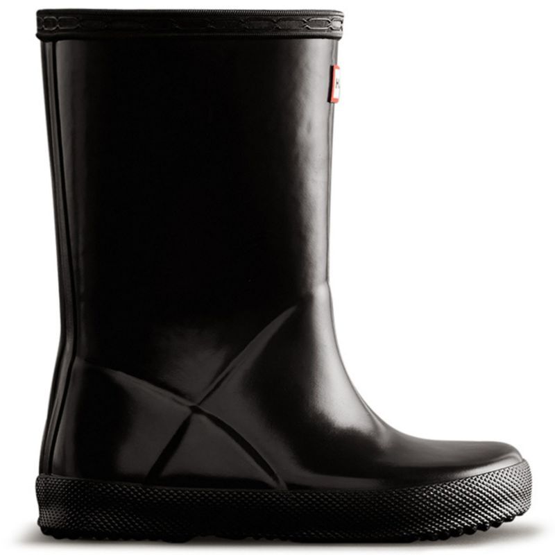 Hunter Kids Original Gloss Wellington Boots in Black