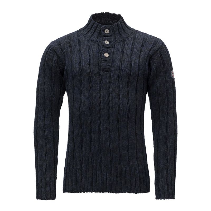 Devold Nansen Wool Button Neck - Trui