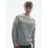 Light Charcoal Mel Off-white