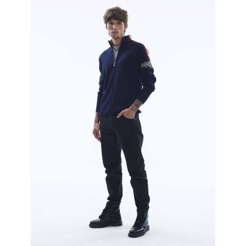 Dale of Norway Spirit Masculine Jacket - Sweter z wełny Merino® męski | Hardloop