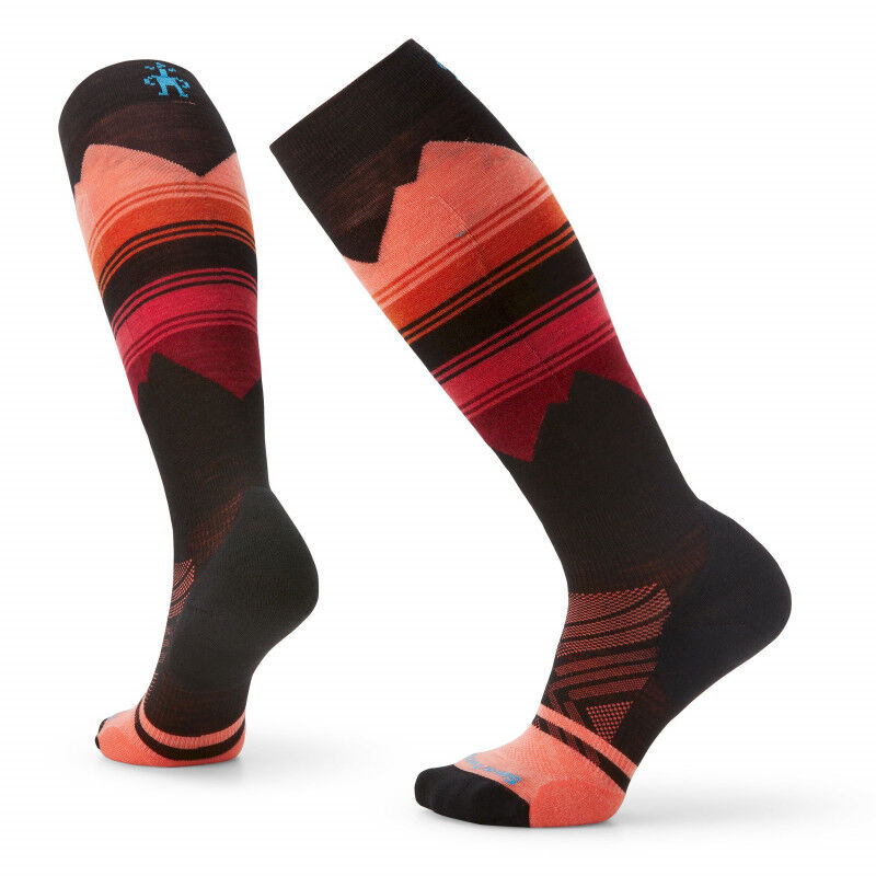 Smartwool Ski Zero Cushion Skication Print OTC - Skisokken - Dames