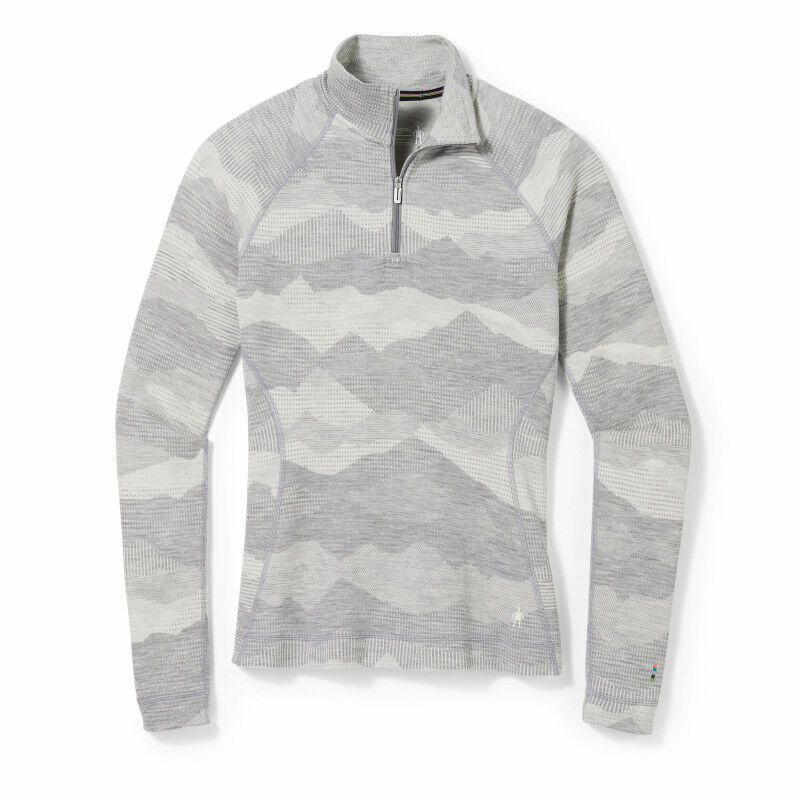 Smartwool Classic Thermal Merino Base Layer Pattern 1/4 Zip Boxed - Synthetisch ondergoed - Dames
