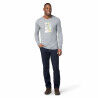 Smartwool Winter Adventure Long Sleeve Graphic Tee Slim Fit - T-shirt meski | Hardloop