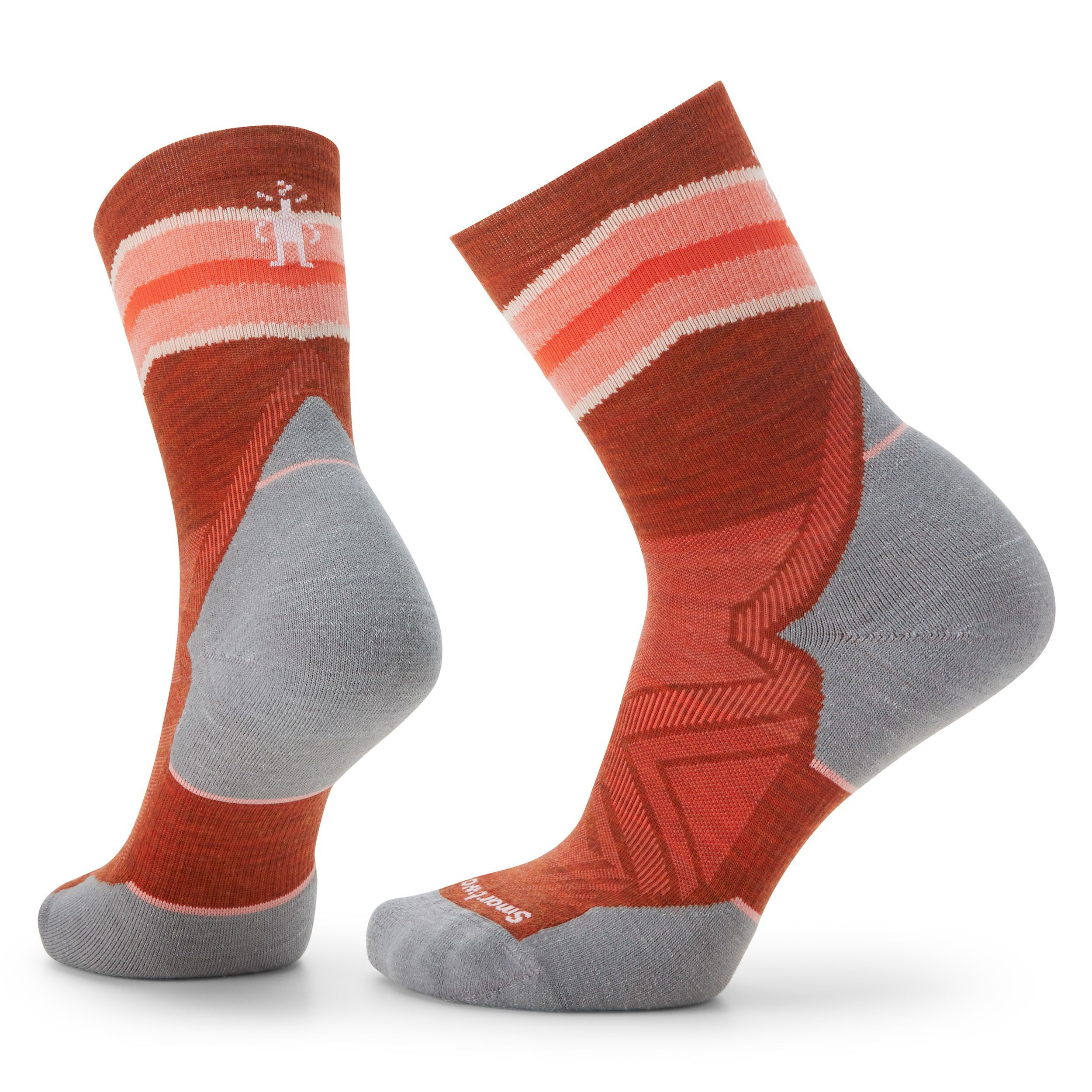 Smartwool Run Targeted Cushion Mid Crew - Calze running - Donna
