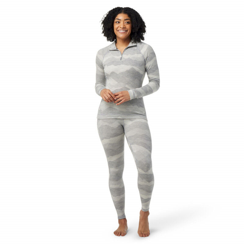 Smartwool Classic Thermal Merino Base Layer Pattern 1/4 Zip Boxed - Syntetisk undertøj - Damer