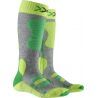 Mid Grey Melange / Green / Python