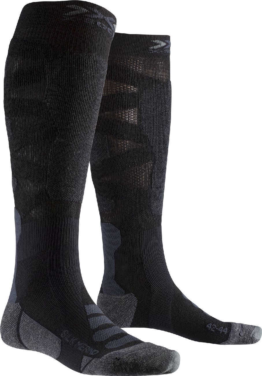 X-Socks Chaussettes Ski Silk Merino 4.0 - Pánské Lyžařské ponožky | Hardloop