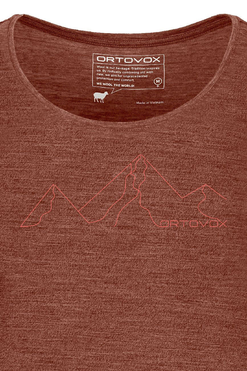 Ortovox 150 Cool Mountain Face TS - T-shirt femme | Hardloop