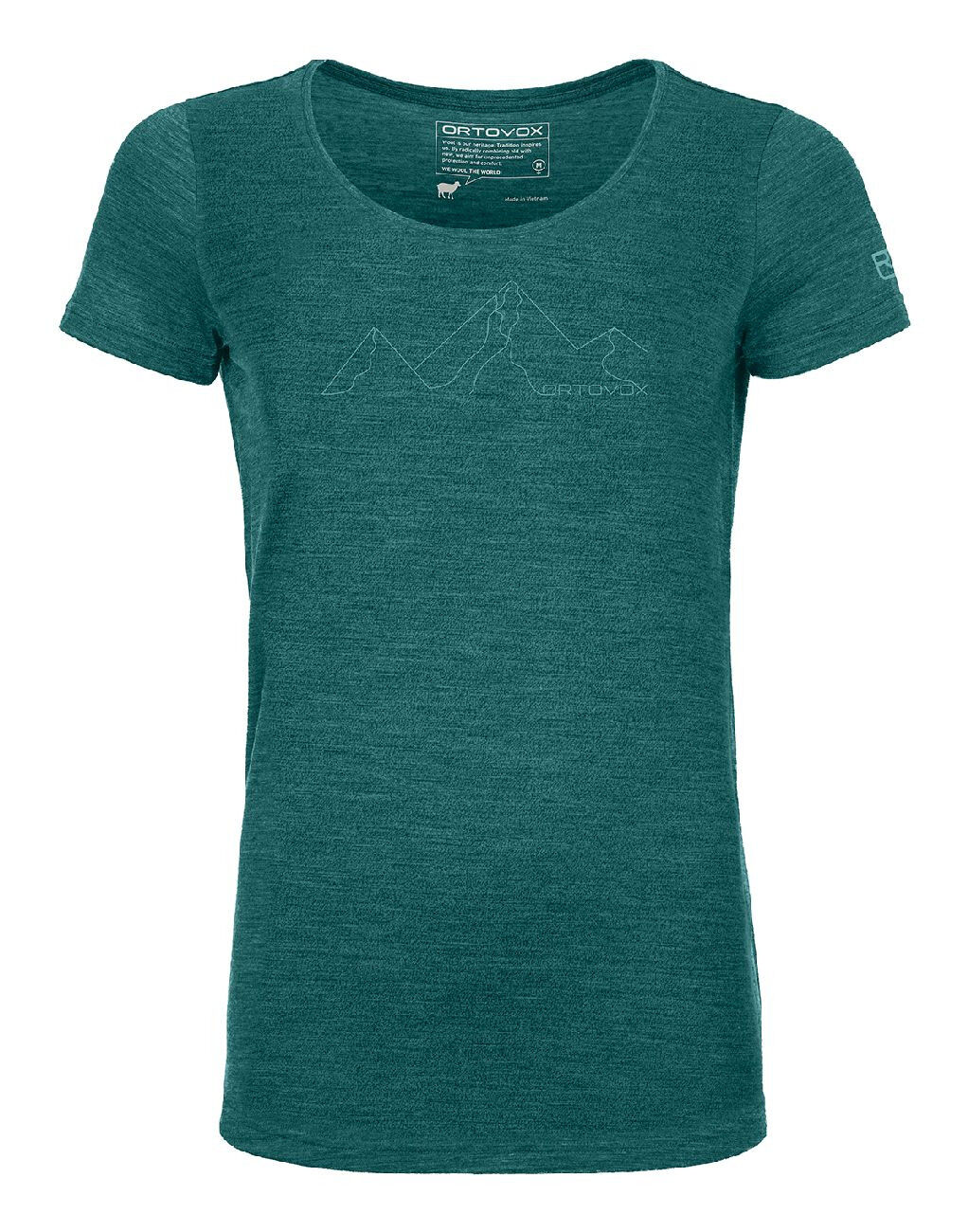 Ortovox 150 Cool Mountain Face TS - Camiseta - Mujer