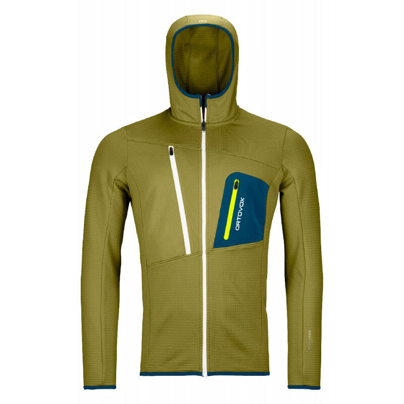 Ortovox Fleece Grid Hoody - Pánská Fleesová mikina | Hardloop