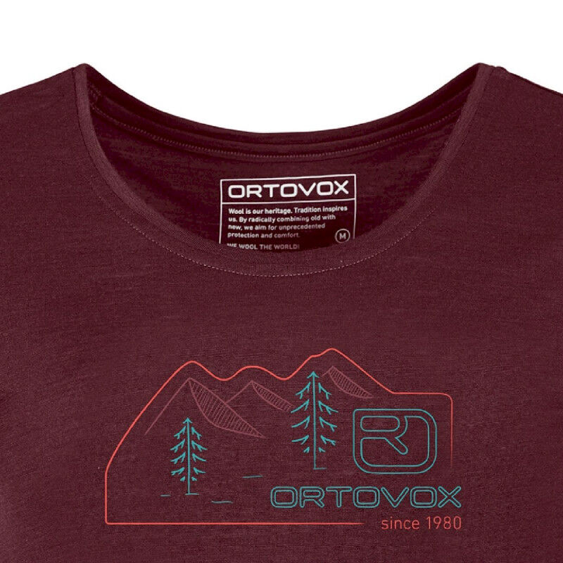 Ortovox 140 Cool Vintage Badge TS - T-shirt mulher | Hardloop