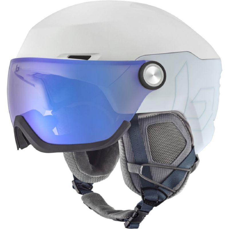 Bollé Keystone – Casque De Ski Freeride Unisexe, Coque ABS, Visière, Ajustement Click-to-Fit, Matériaux Recyclés