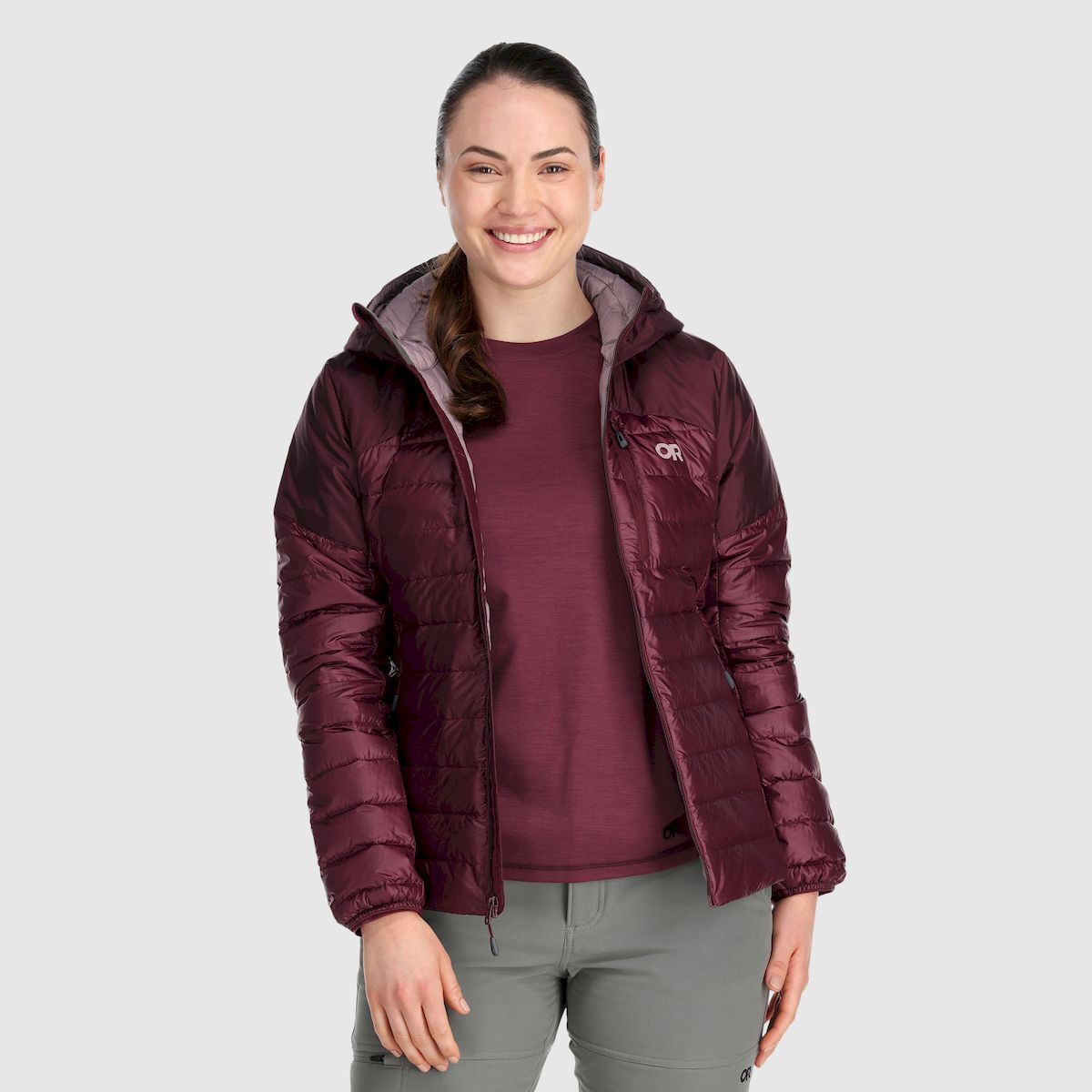 Outdoor Research Helium Down Hooded Jacket - Donsjack - Dames