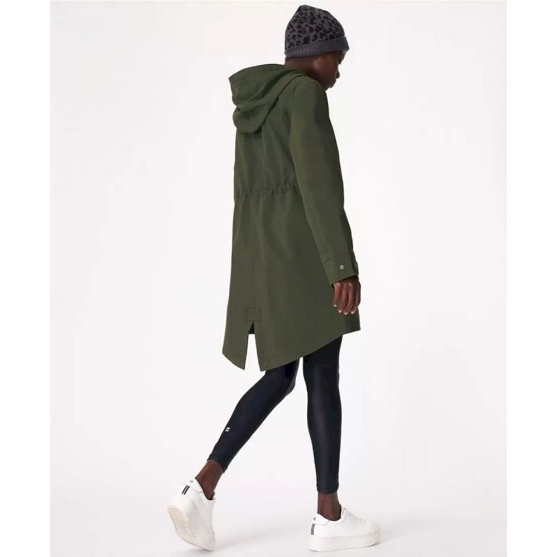 Only - Imperméable à capuche - Vert kaki