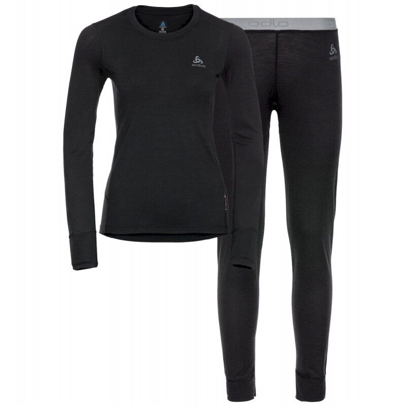 Odlo Natural 100% Merino Warm Set - Intimo - Donna | Hardloop