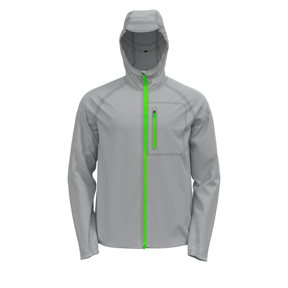 Odlo Performance Knit Zeroweight Dual Dry - Veste imperméable homme | Hardloop