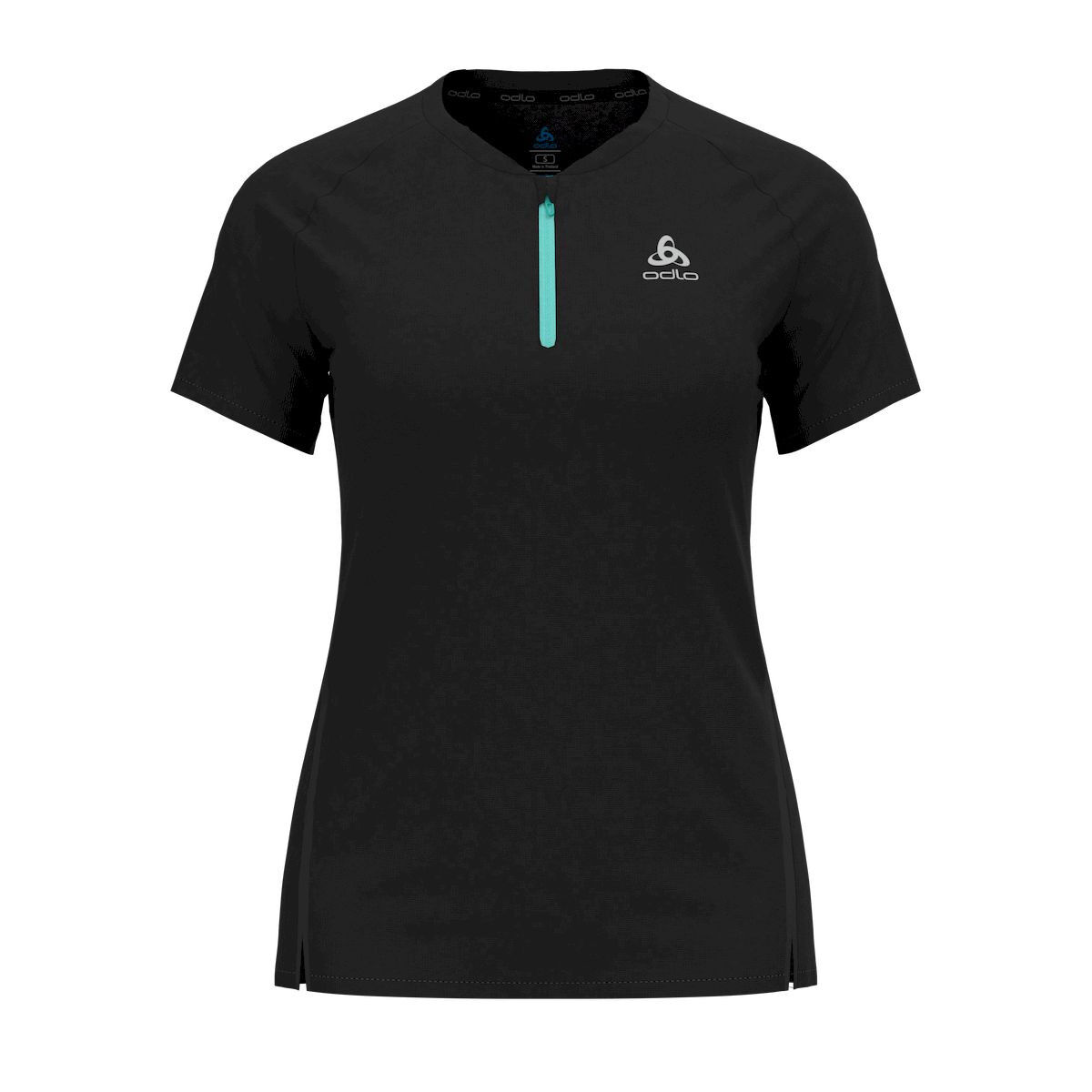 Odlo T-Shirt Crew Neck S/S 1/2 Zip Axalp Trail - T-shirt damski | Hardloop