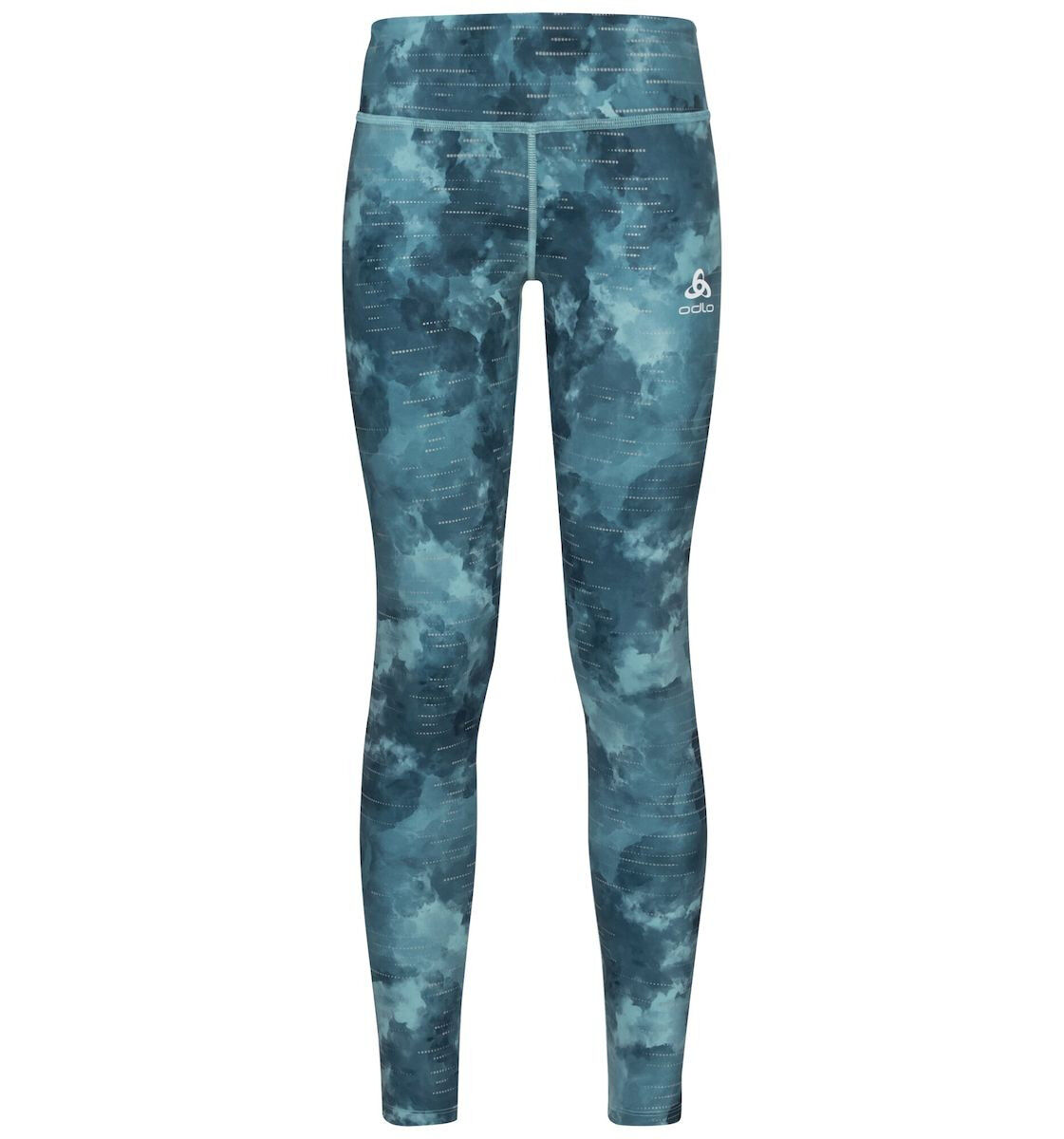 Odlo Tights Zeroweight Print Reflective - Juoksutrikoot - Naiset