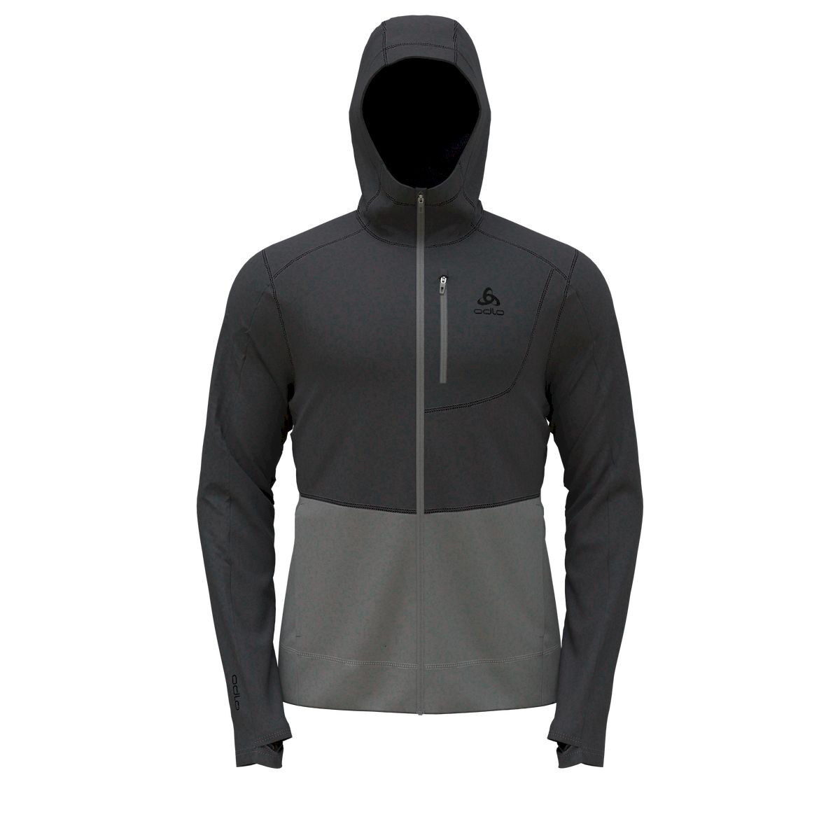 Odlo Ascent Performance Wool X-Warm - Sweatshirt à capuche homme | Hardloop