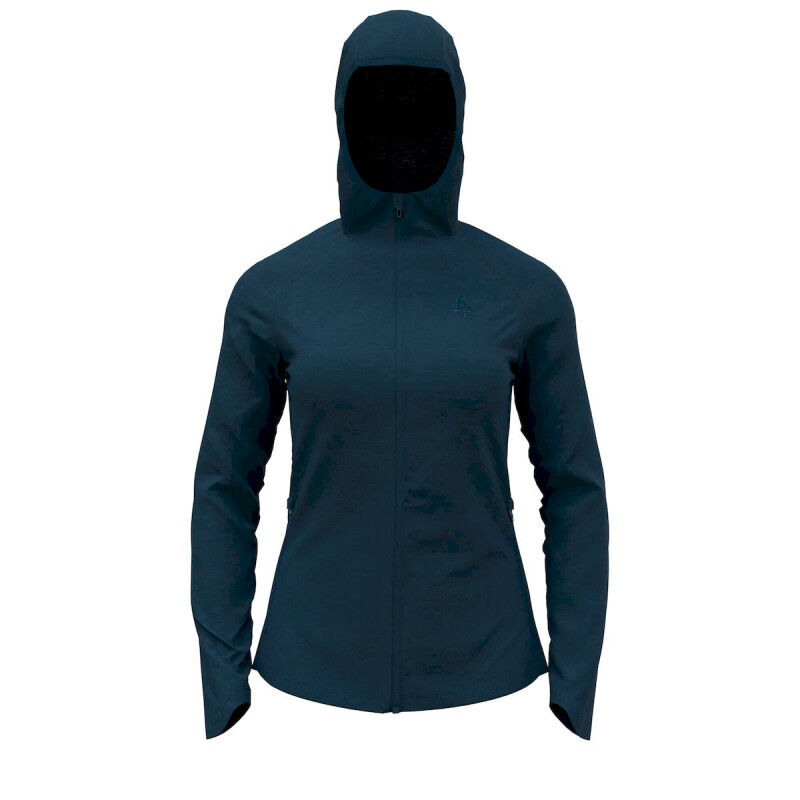 Odlo Ascent Performance Wool Warm Hoody - Dámská fleesová mikina | Hardloop