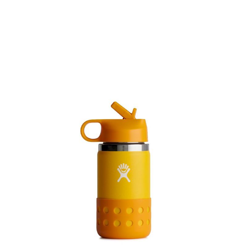 Hydro Flask 12 oz Kids Wide Mouth Straw Lid & Boot - Isoleerfles - Kinderen
