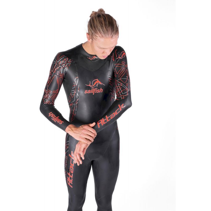 Sailfish Wetsuit Mens Attack 7 - Muta neoprene triathlon - Uomo | Hardloop