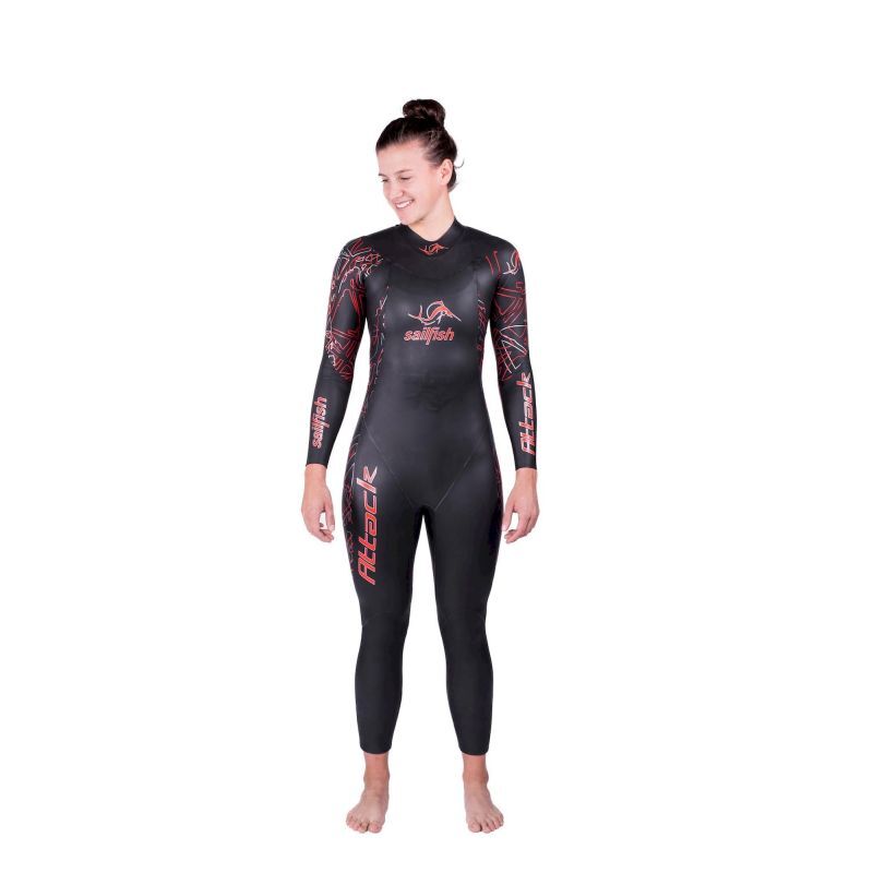 Sailfish Wetsuit Womens Attack 7 - Trajes de neopreno triatlón - Mujer | Hardloop