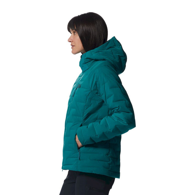 Mountain Hardwear Stretch Down Hooded Jacket - Dunjacka - Dam | Hardloop